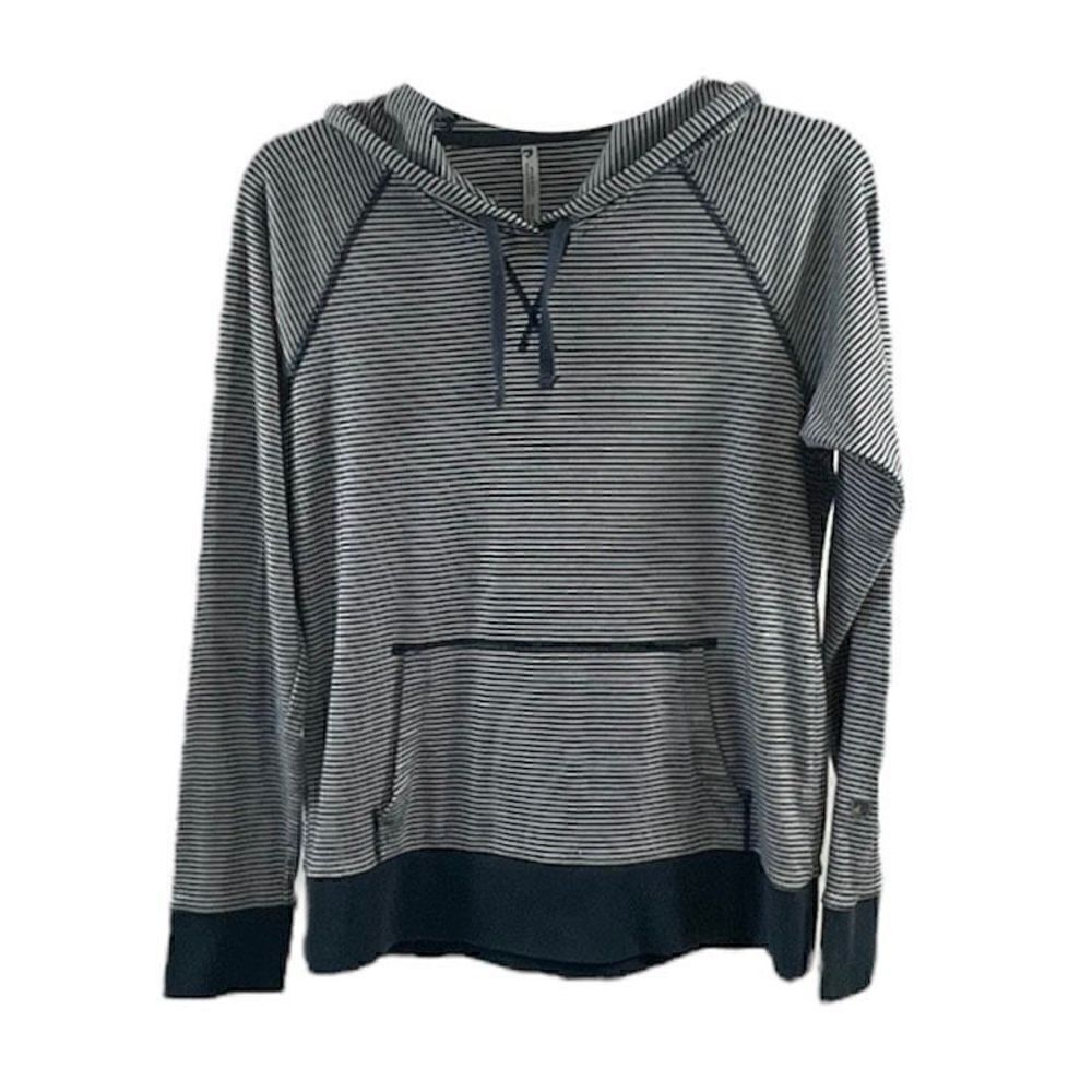 Kuhl Navy Striped Hoodie Size S